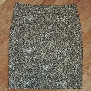 LOFT Skirt Silk & Cotton